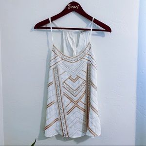 Miss Me perfect summer beaded adjustable tank top